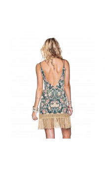 Hippie Fringe Short Dress maaji